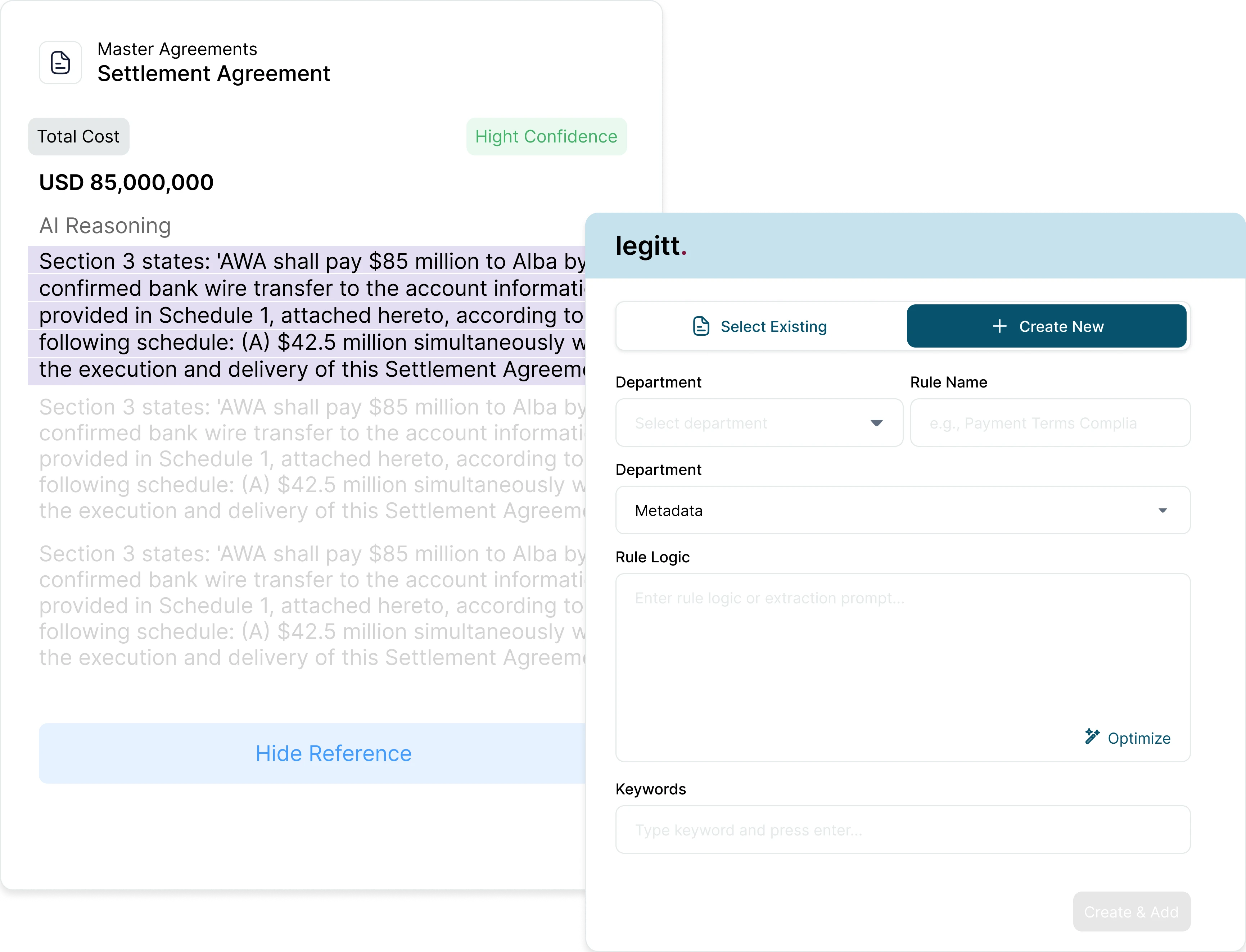 Contract Metadata Extraction