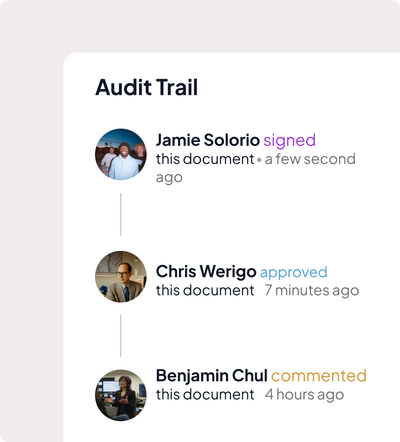 Live tracking, quick notice