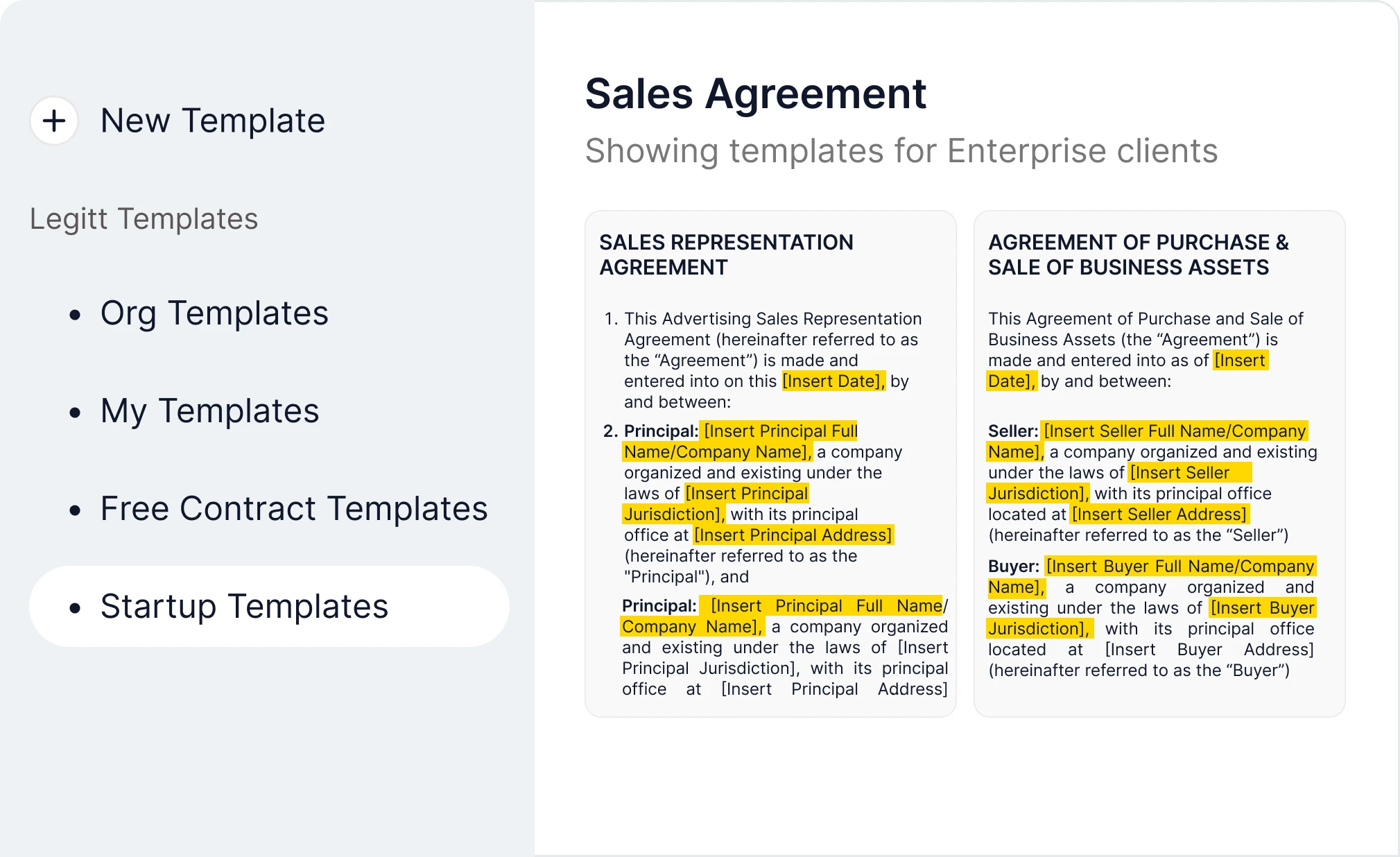 Free Sales Agreement Template