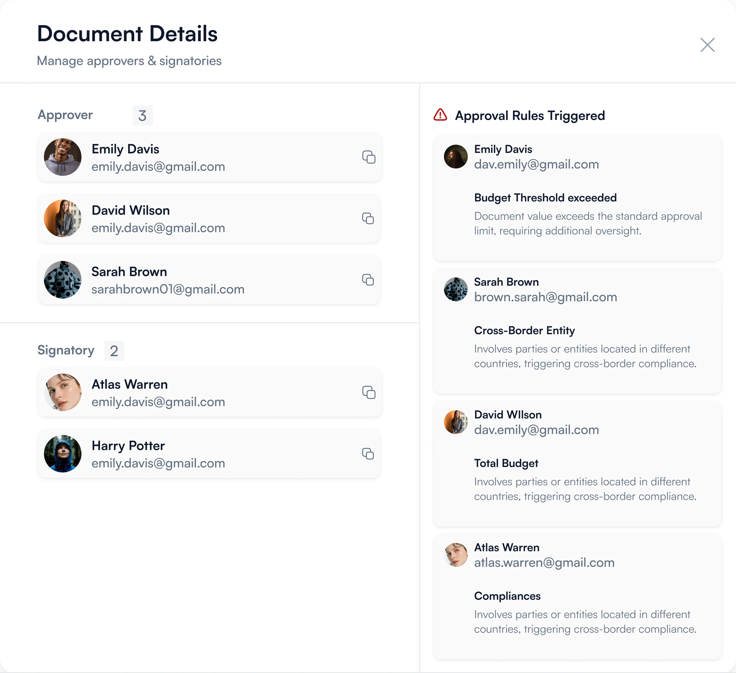 Smart Agreement Approval