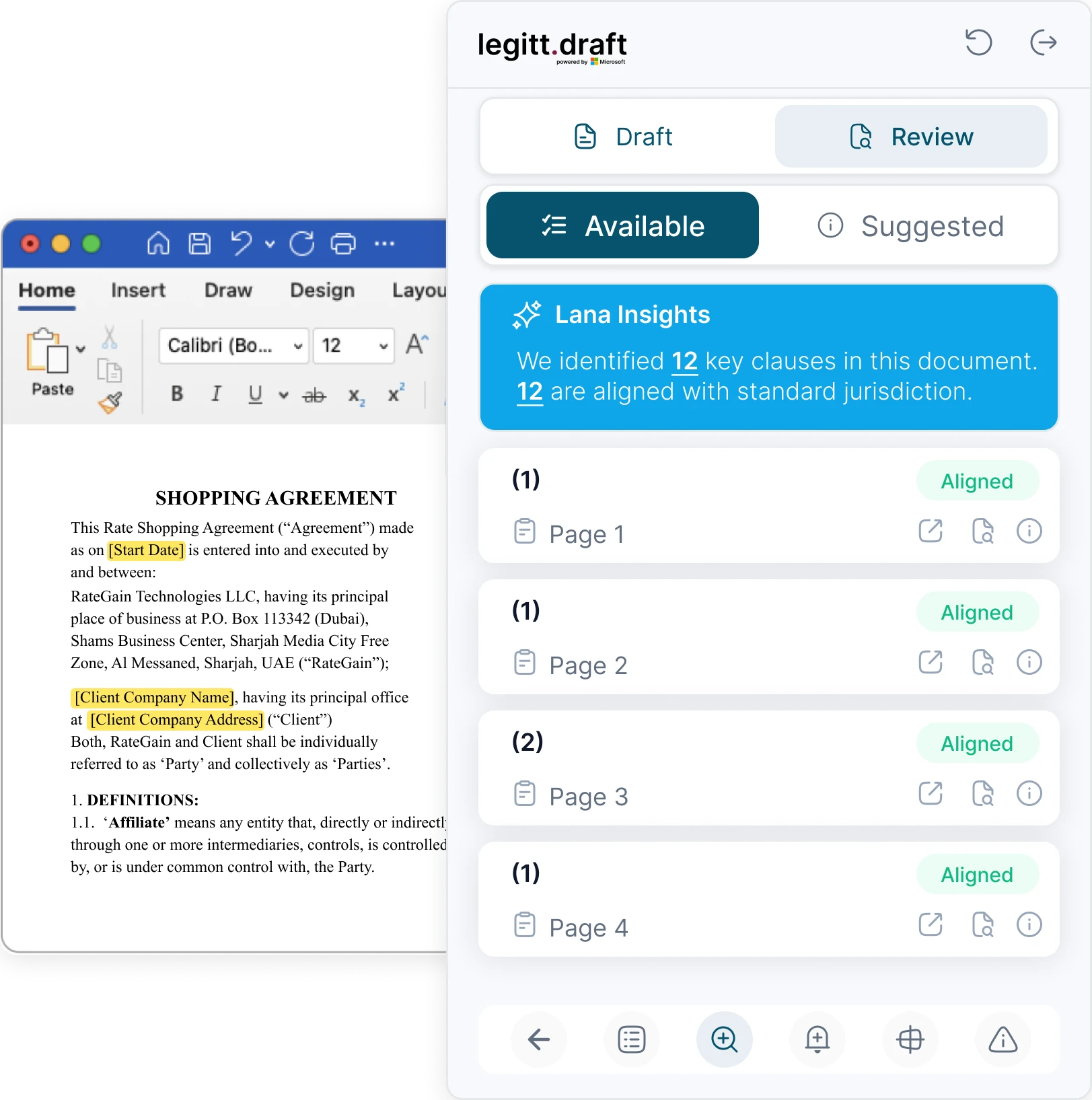 Smart Templates & Clause Library