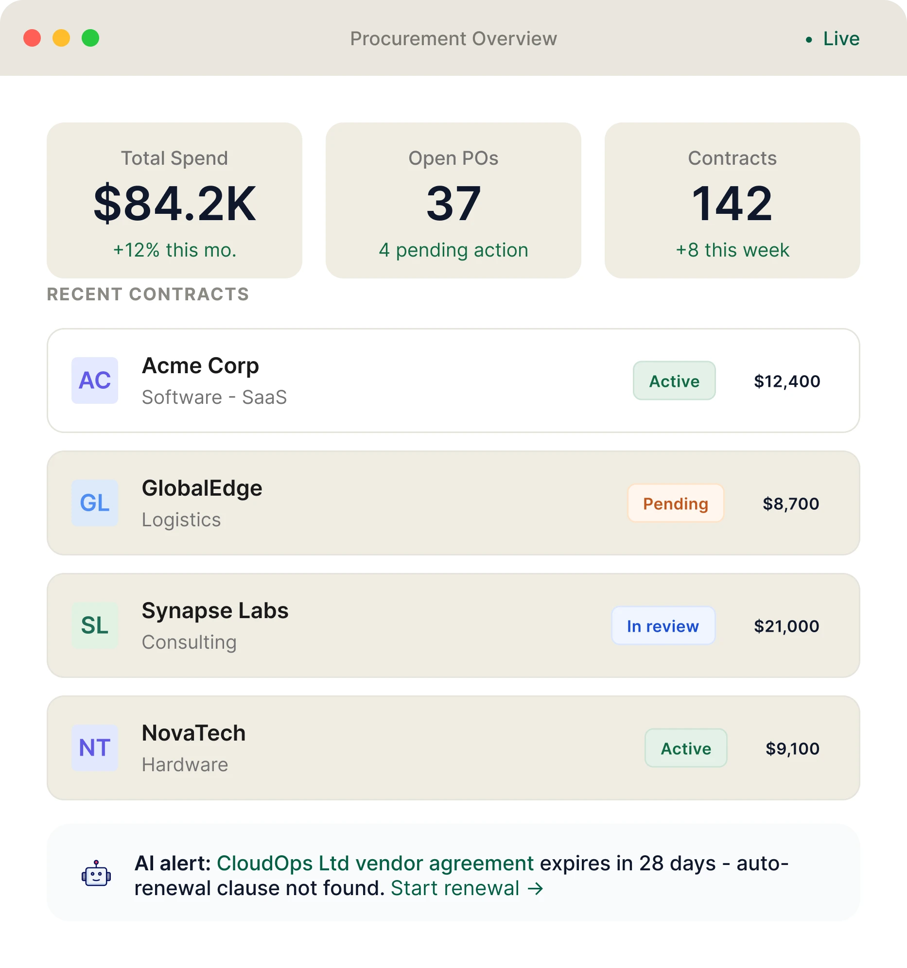 Legitt AI Word Add-in mockup inside a browser window
