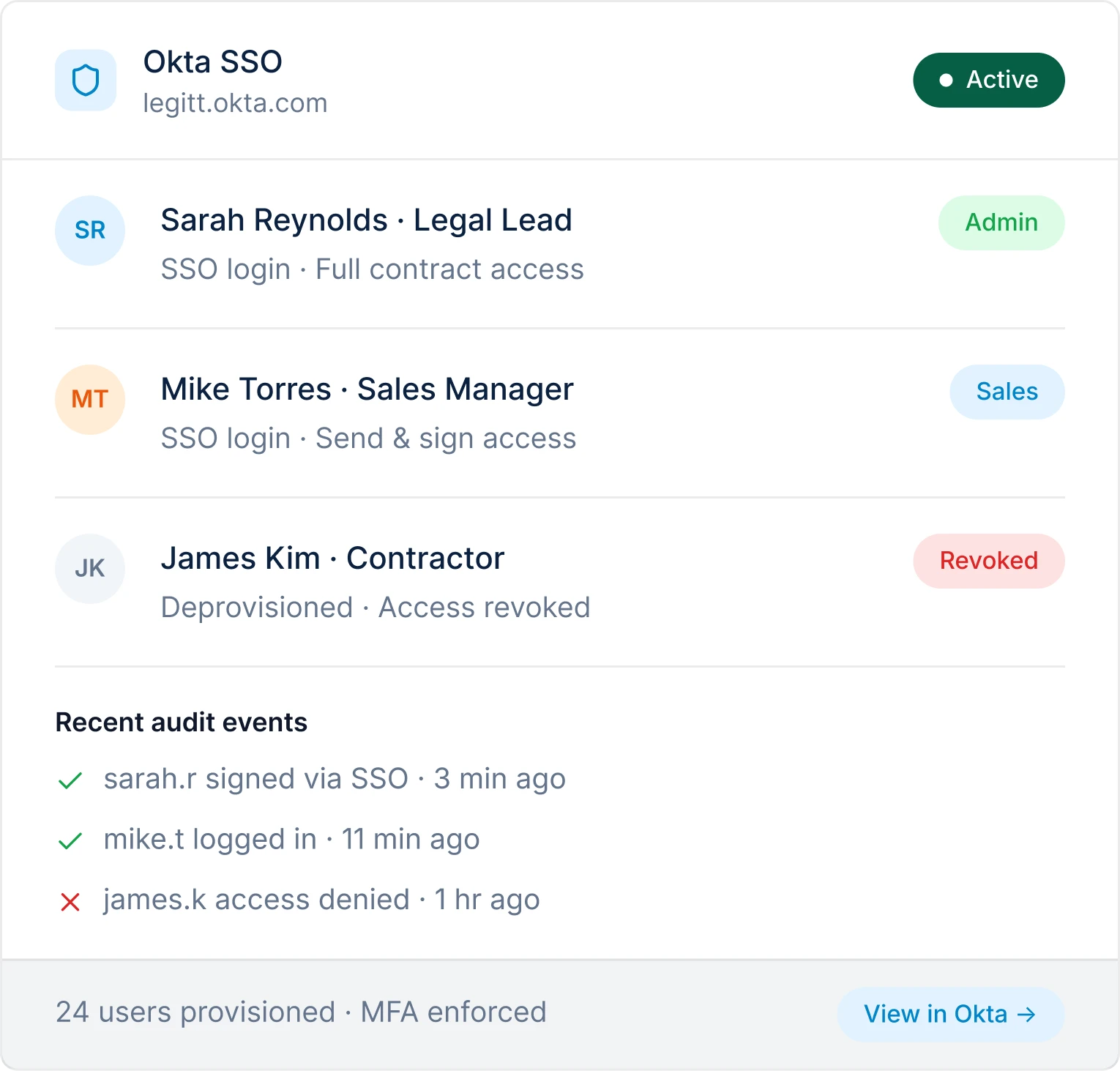 Okta Integration