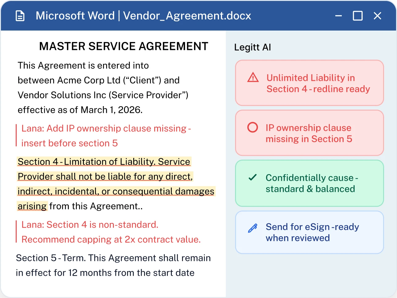 review without switching