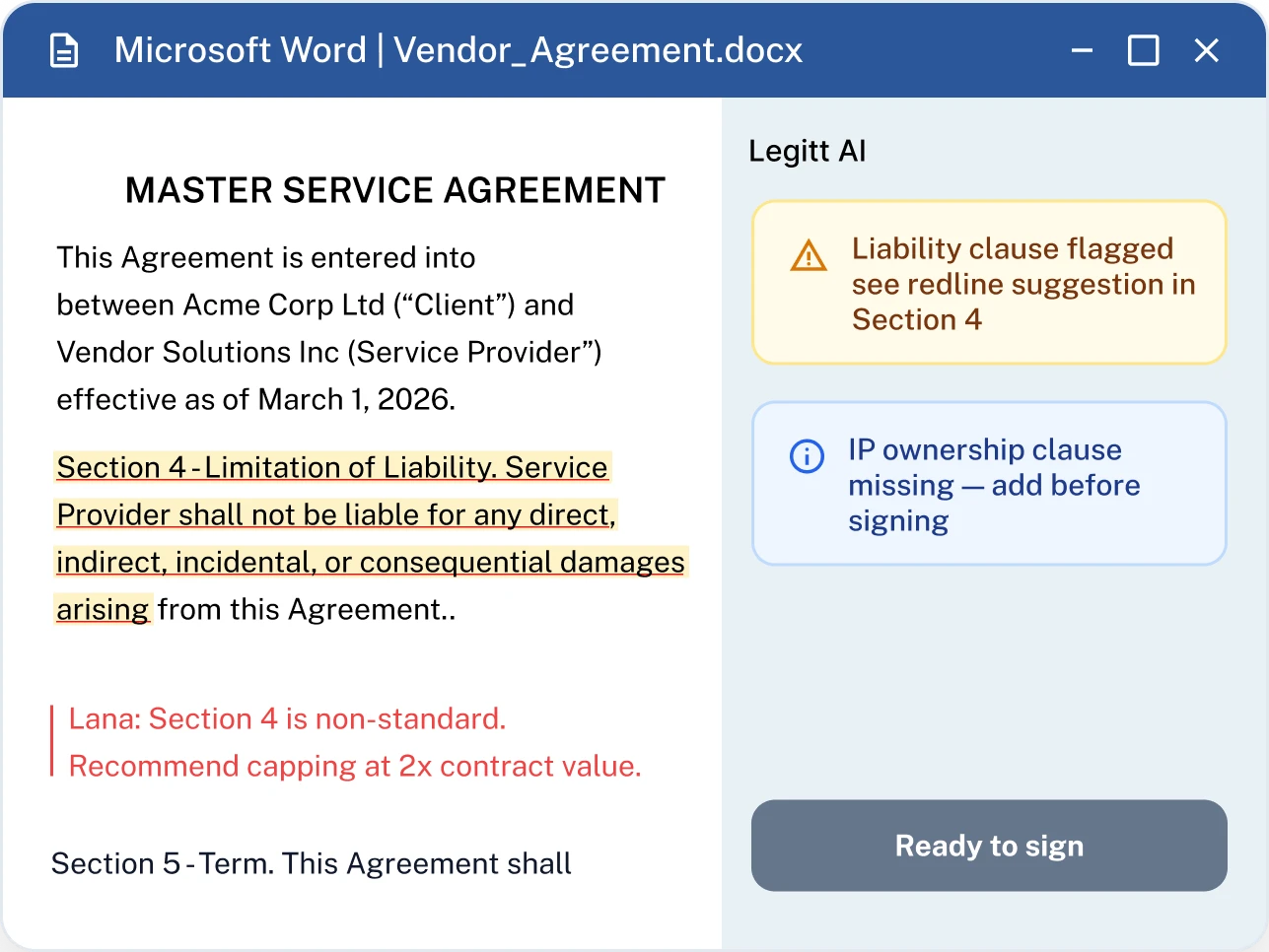 Microsoft Word Add-in